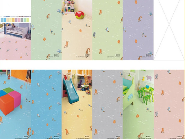 Suelos comerciales de PVC Bq Diamandear - Espesor de 2,0 mm con personajes de dibujos animados - para la escuela/jardín de infantes/biblioteca