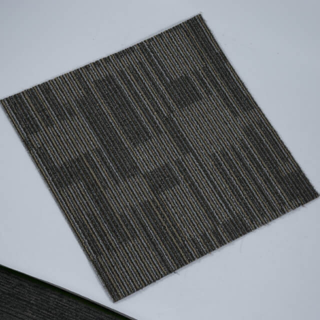 Azulejos de alfombra comerciales impermeables rectangulares